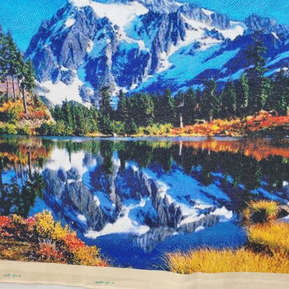 A Landscape Cross Stitch Embroidery Hanging Wall Decor Handmade - Picture 3 of 16